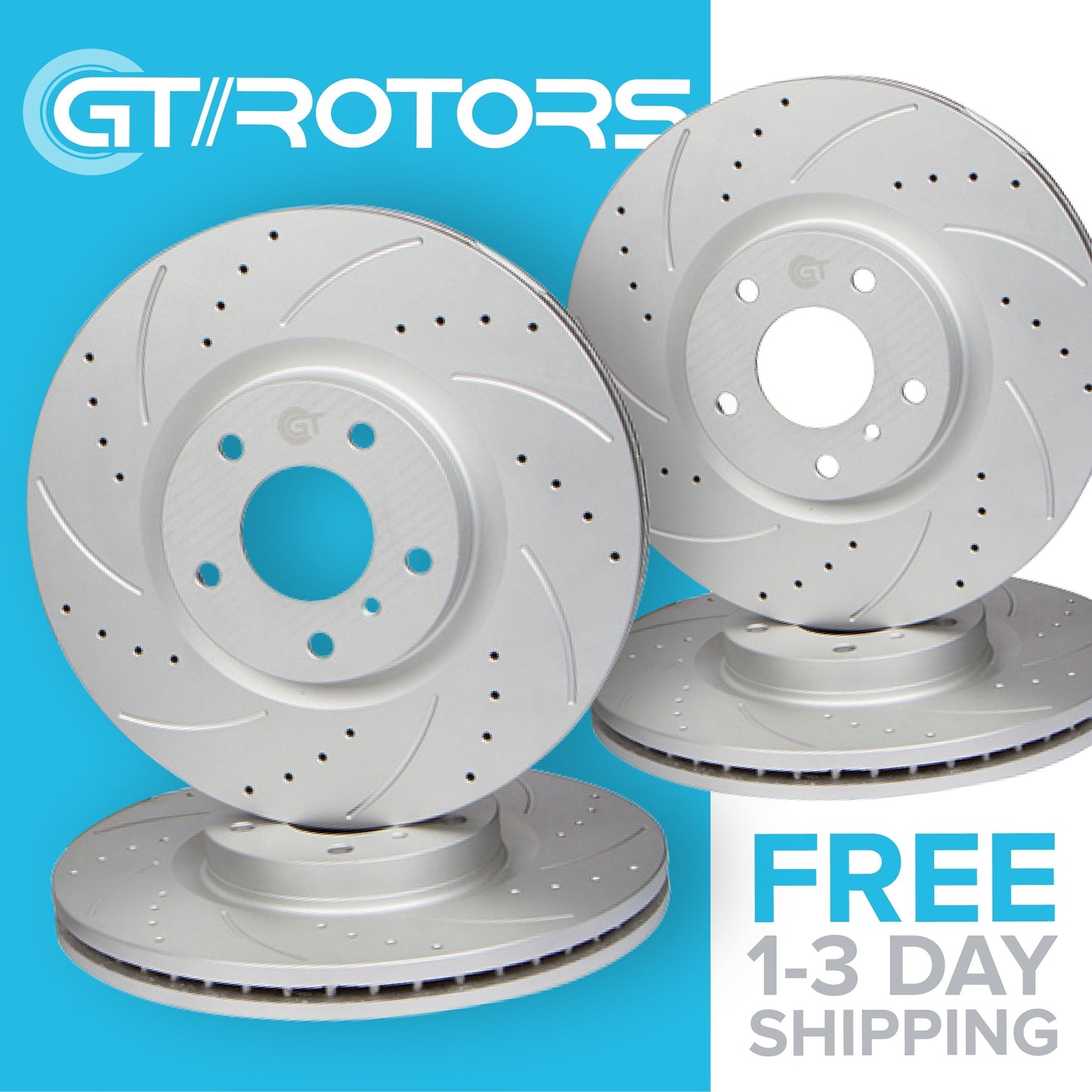 Lexus IS250 2009 - 2013 Disc Brake Rotors & Ceramic Brake Pads