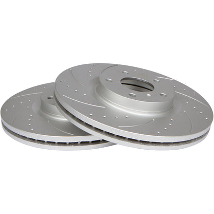 Ford Focus 2012 - 2018 Disc Rotors & Ceramic Brake Pads - OEM Replacement Set