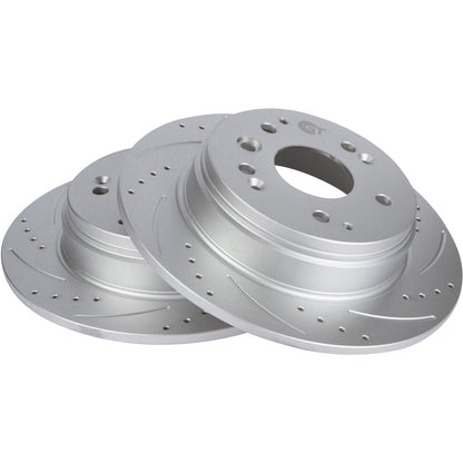 Honda Civic Si 2012-2015 Brake Rotors and Ceramic Brake Pads - OEM Replacement Set
