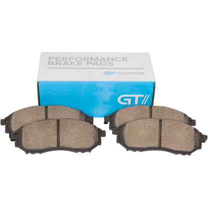 Toyota Camry 2007 - 2011 Brake Rotors & Ceramic Brake Pads - OEM Replacement Set