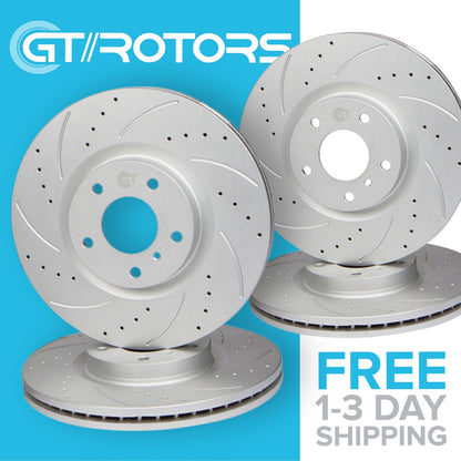 Acura TL 2004- 2008 Disc Brake Rotors & Ceramic Brake Pads - OEM Replacement Set